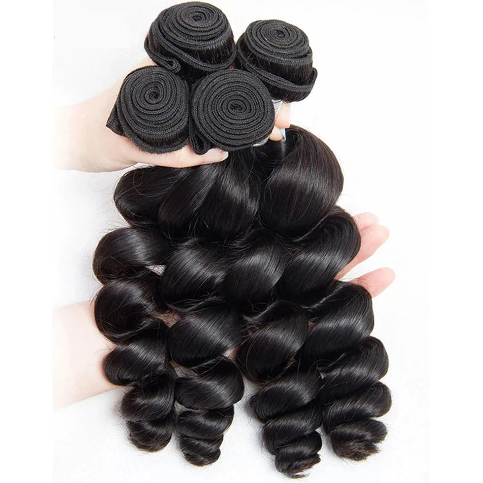 100% Human Hair Loose Deep Wave Bundles